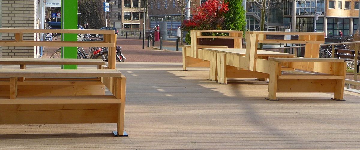 Crate Benches + Picnic Table