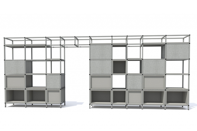 Kantoor divider Cast