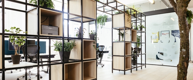 kast rek planten voor kantoor